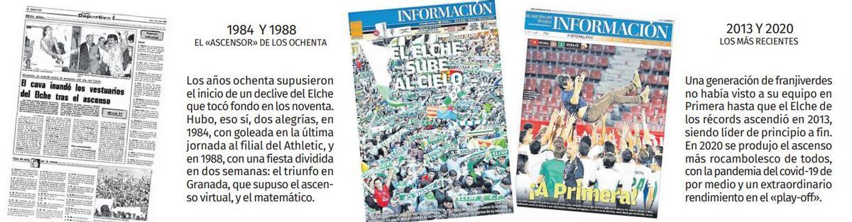 Siete décadas de alegrías y celebraciones en el Elche