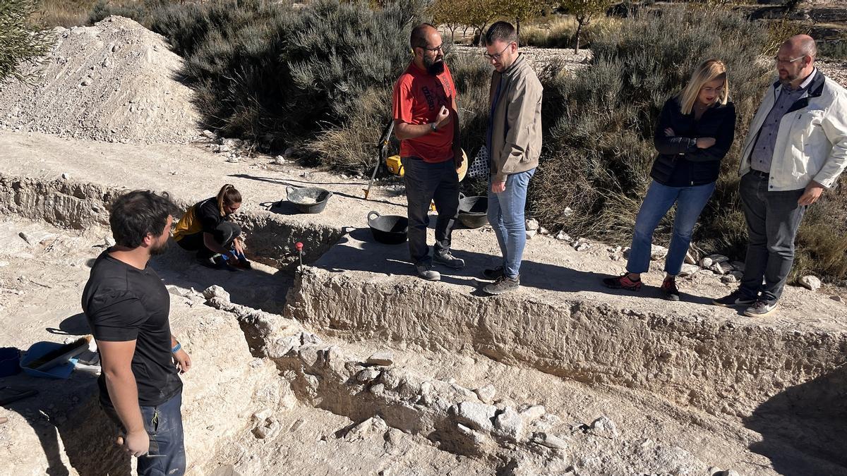 La excavación de l'alquería Puça de Petrer.