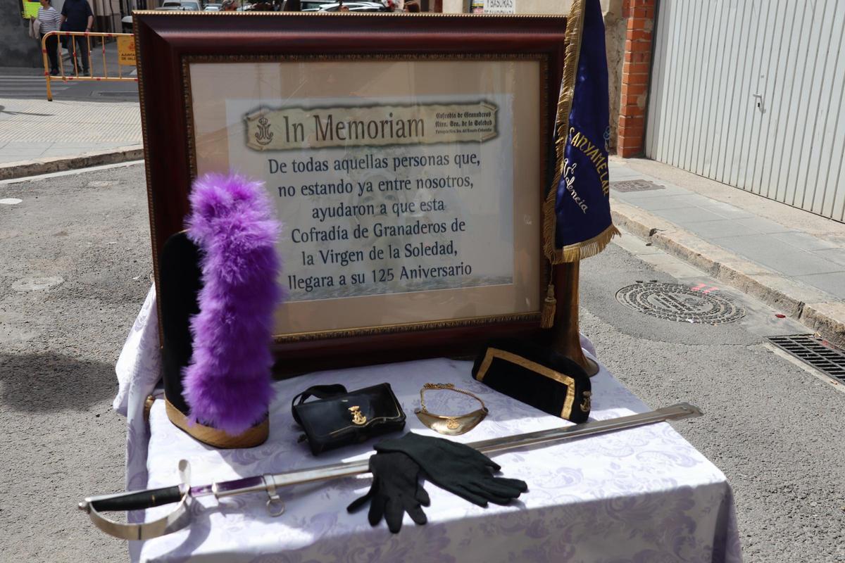 El altar que simboliza el In Memoriam