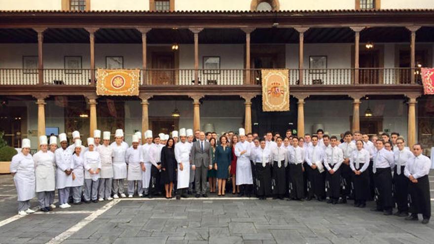 Alumnos y profesores del CIPF Carlos Oroza de Pontevedra. //M.H.