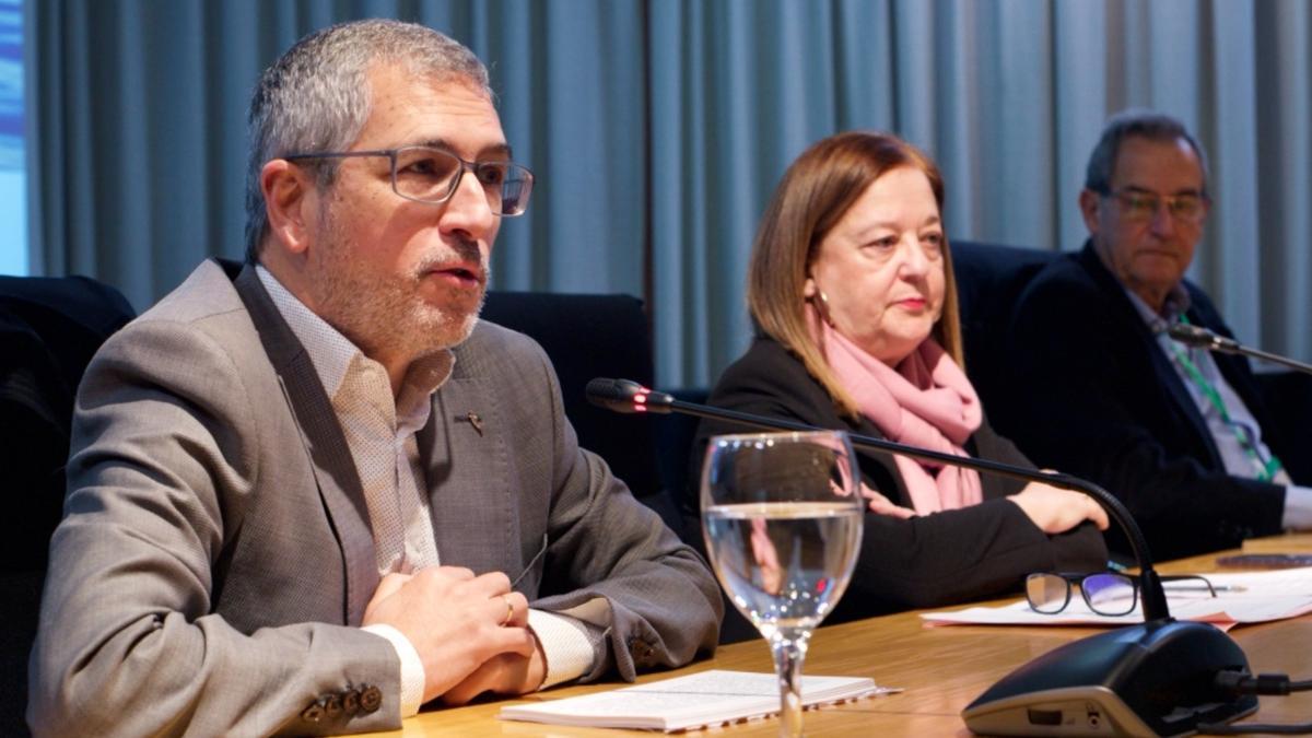 El secretario de Estado de Medio Ambiente, Hugo Morán, durante el congreso de la Fundación Nueva Cultura del Agua