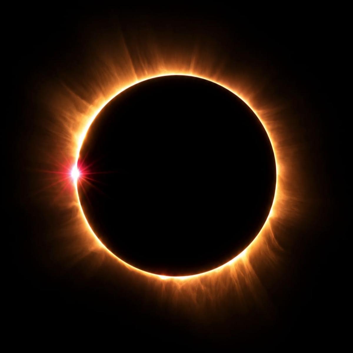 El eclipse total, ayer en València