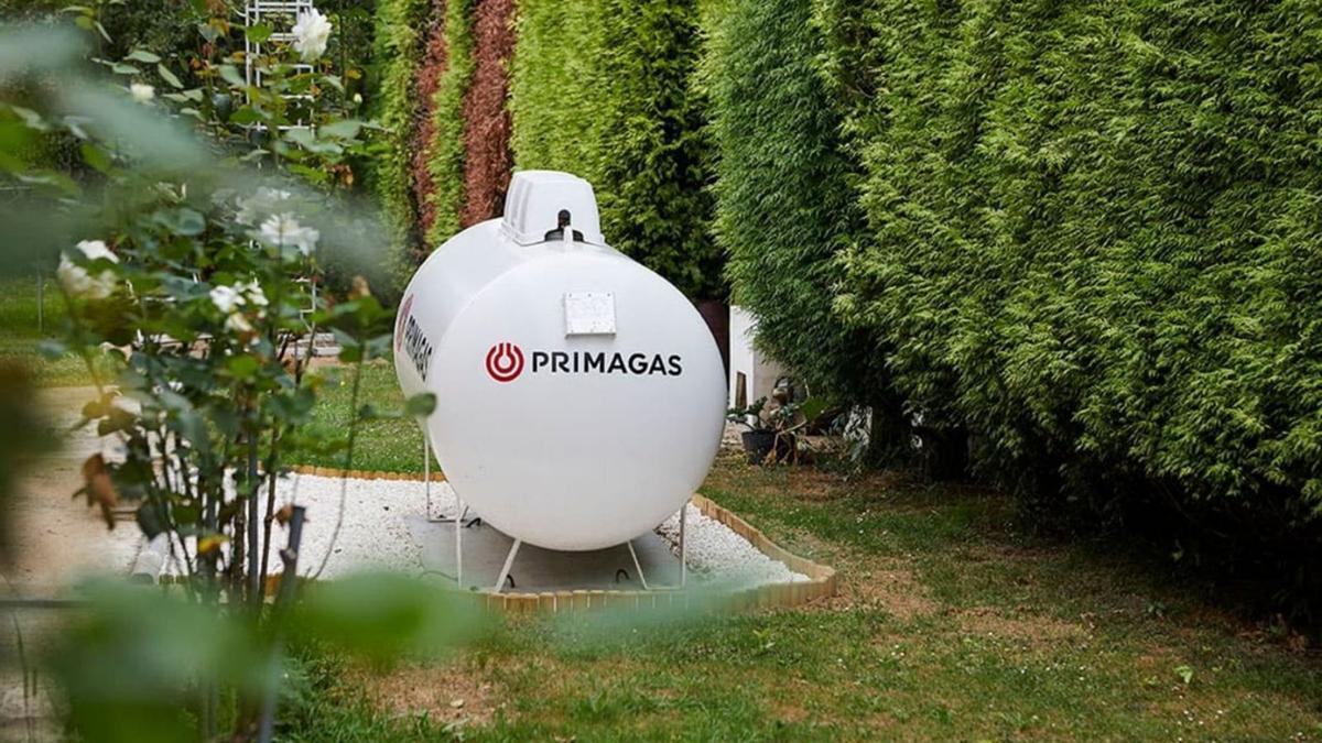 Un tanc de gas liquat del petroli (GLP), en una imatge d’arxiu.  | PRIMAGAS