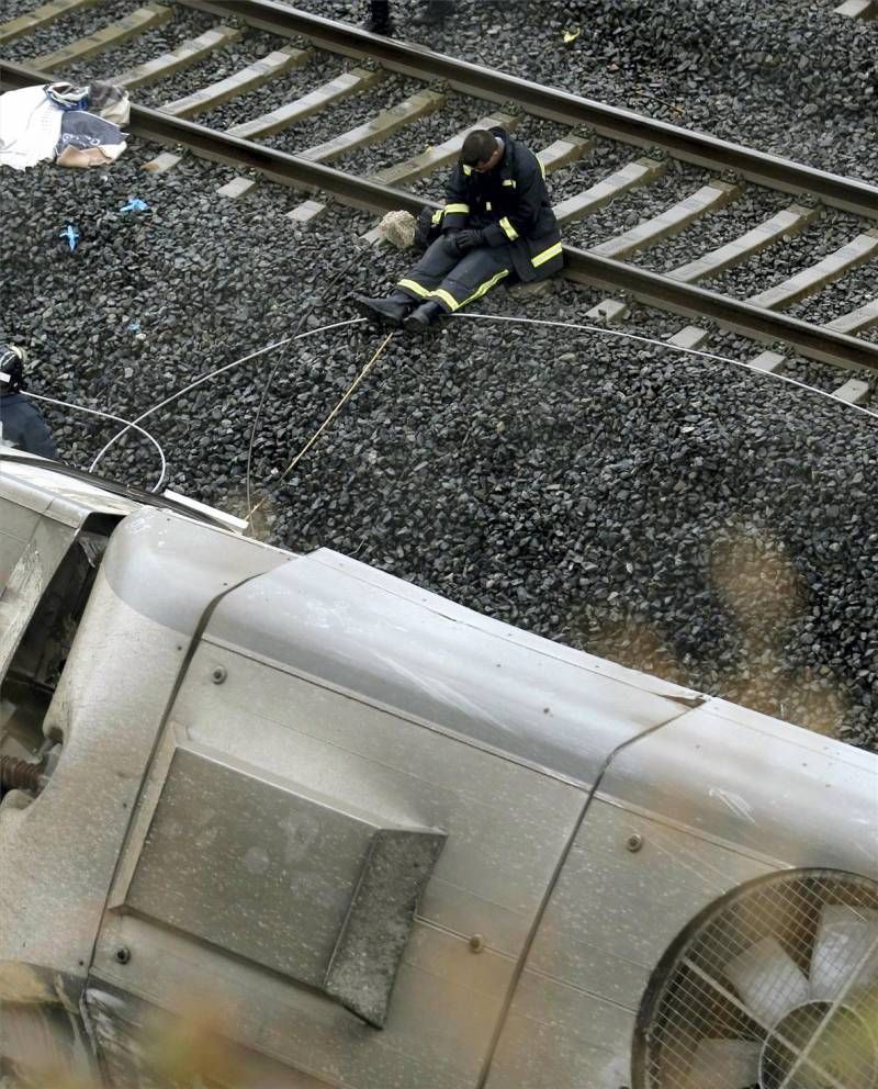 Fotogalería del accidente de Santiago