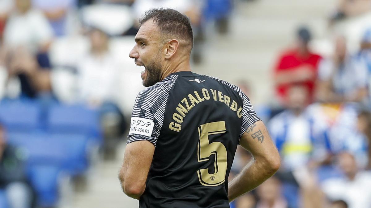 Verdú, autor del 2-2 del Elche frente al Espanyol