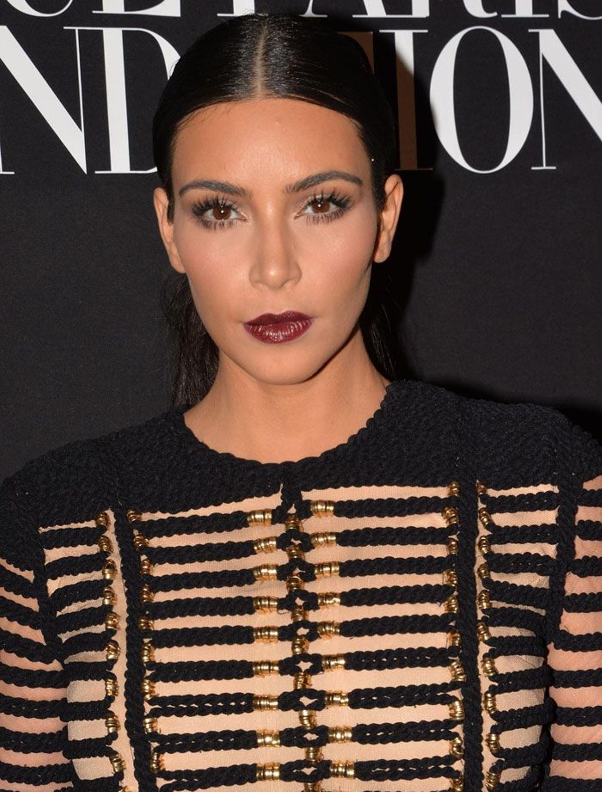 Kim Kardashian labios 'vamp'