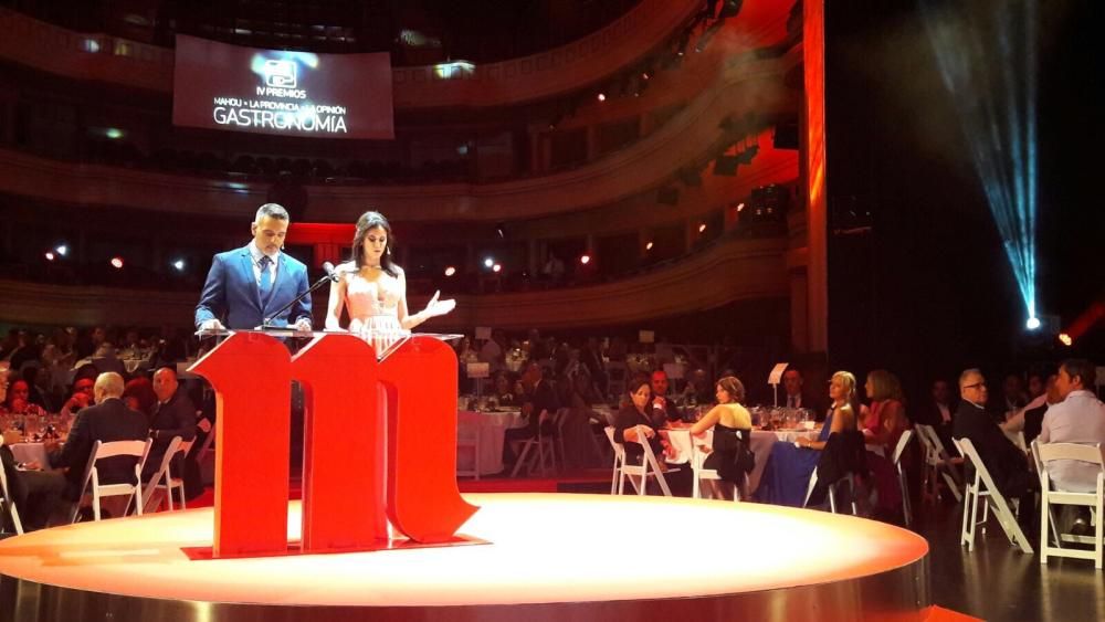 Los presentadores de la gala