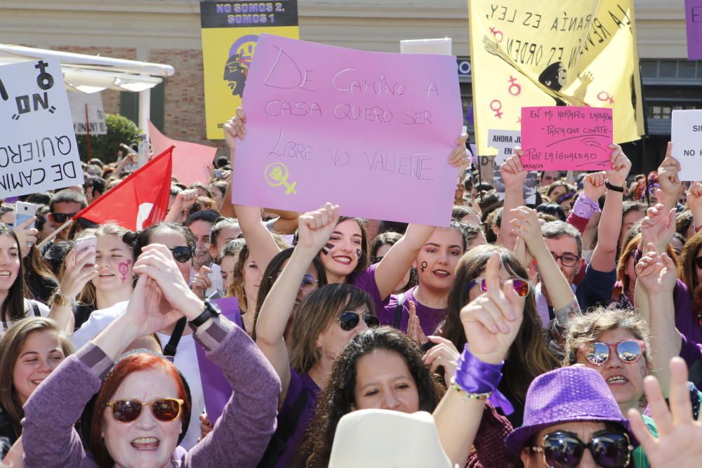 Movilización feminista en Alicante