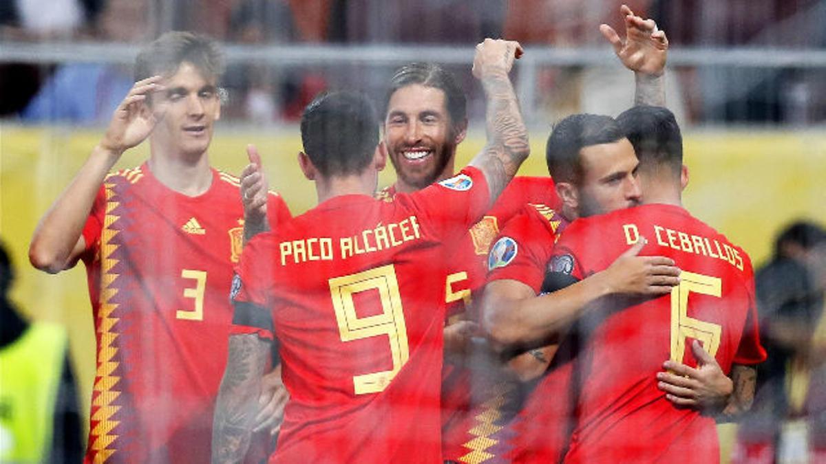 España vence en Rumanía