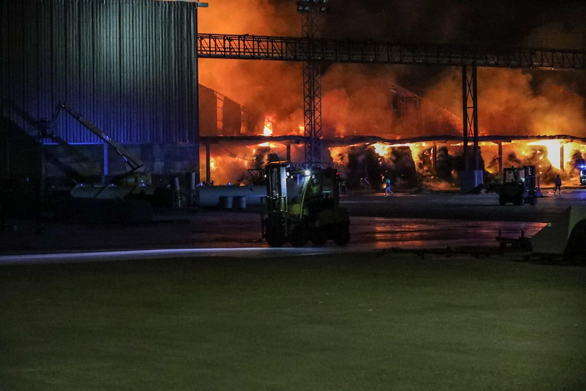 Incendio en las instalaciones de Cobadu en Zamora