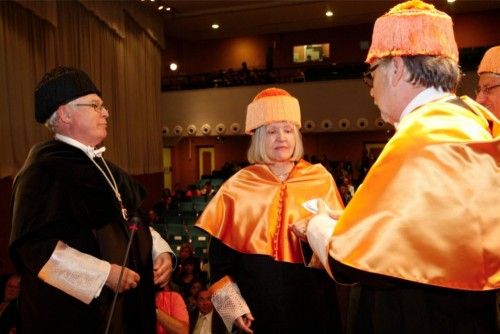 Saskia Sassen recibe el doctorado Honoris Causa de la Universidad de Murcia