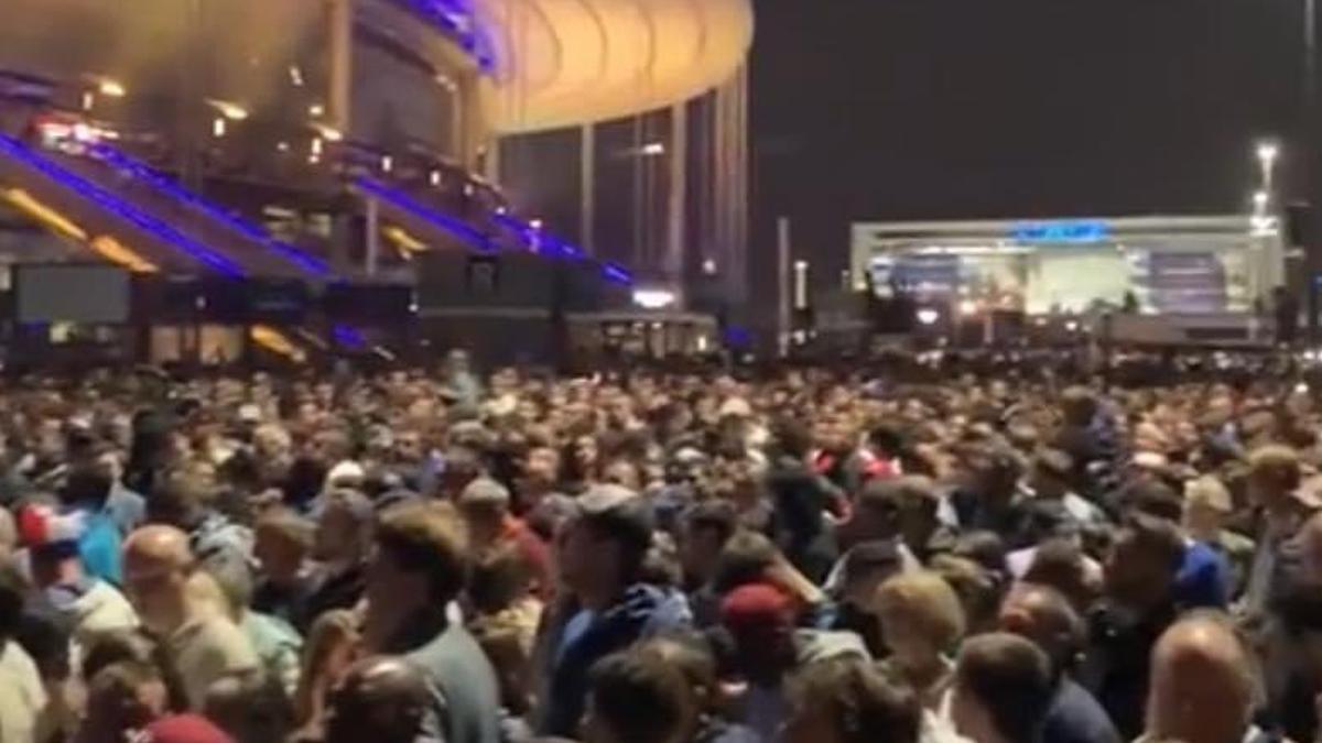 Imágenes del Stade de France de anoche