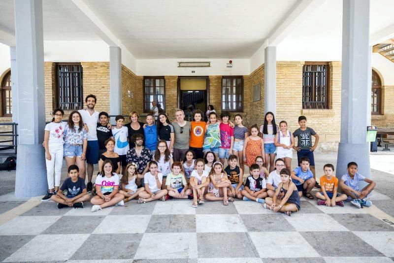 Rodaje de la película "Uno para todos" en Caspe