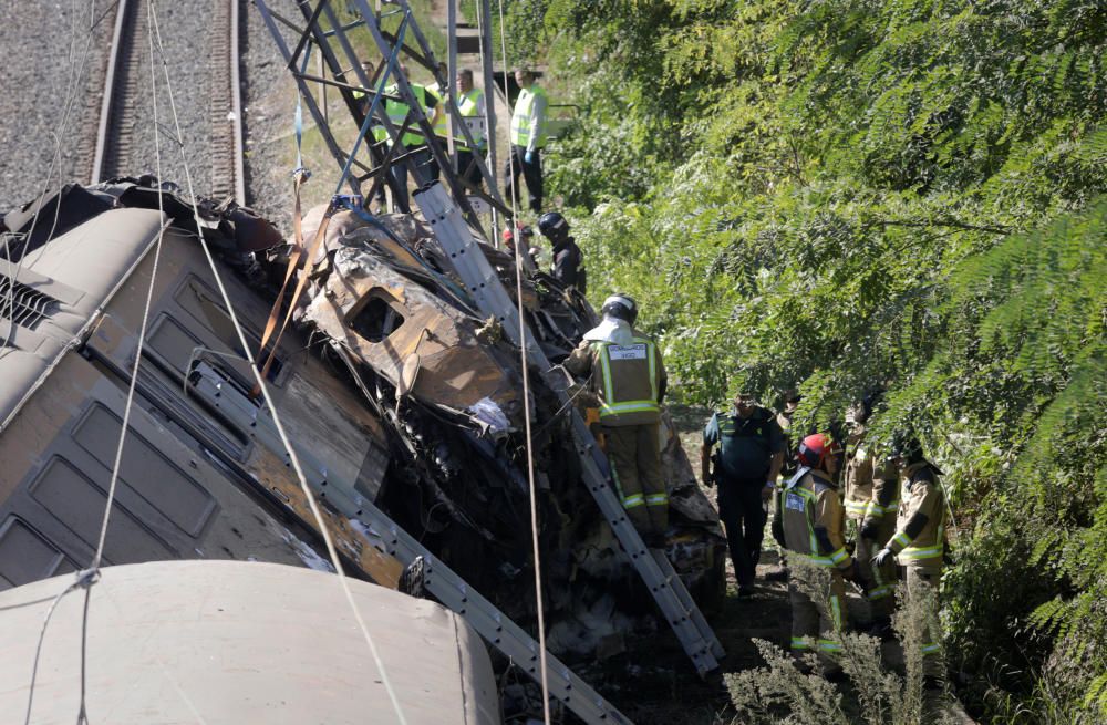 Accidente de tren en O Porriño