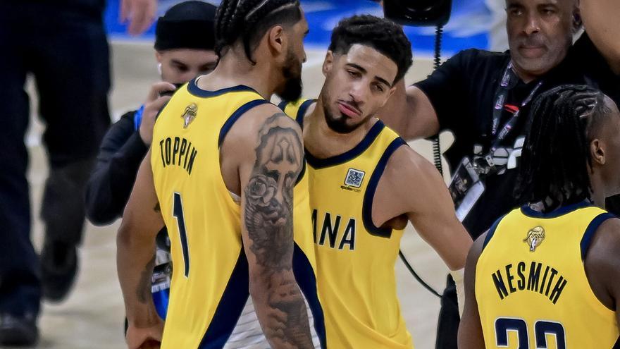 Remontada sensacional de Indiana con prodigio final de Haliburton en el primer partido de la final de la NBA