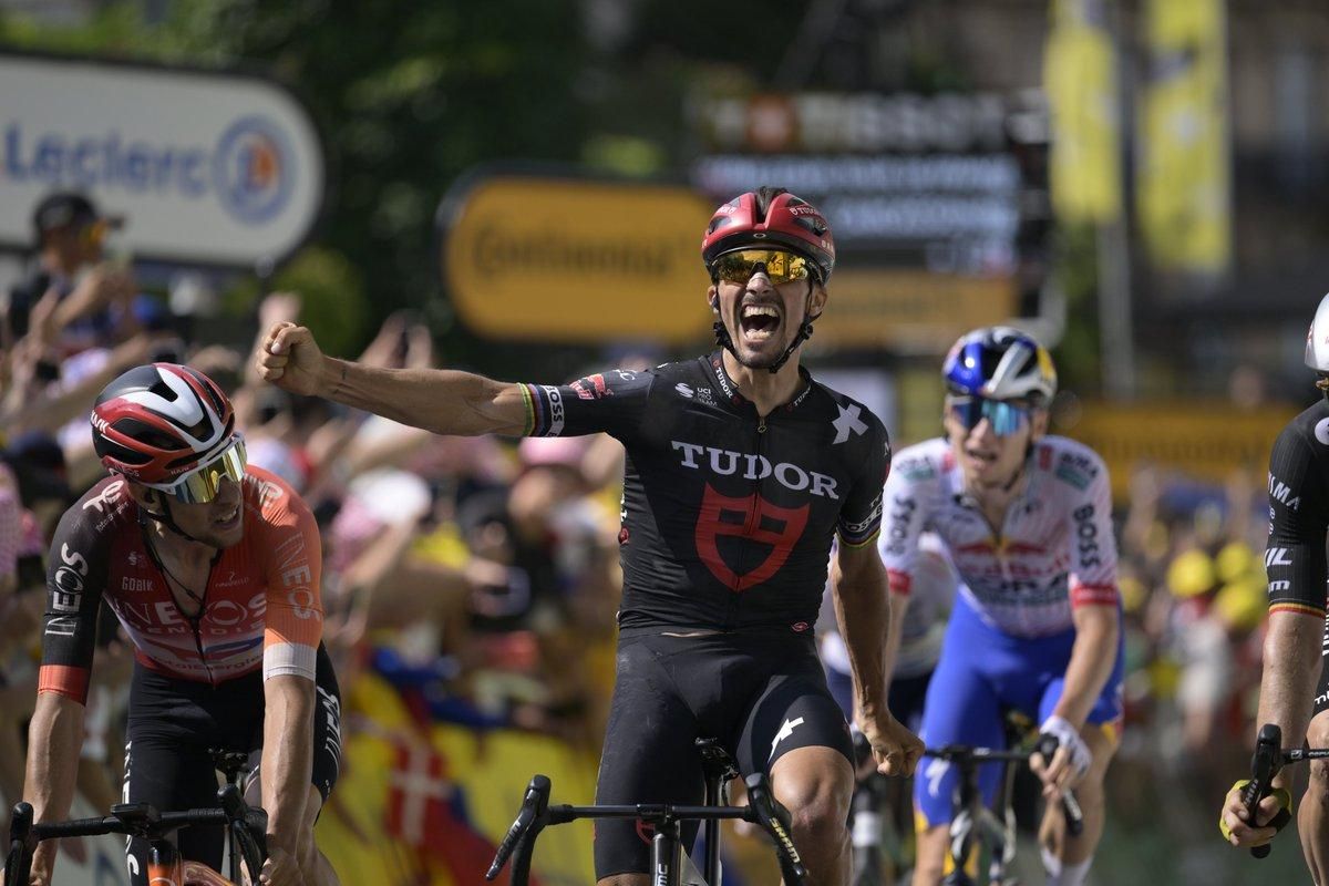 La confusión de Julian Alaphilippe.