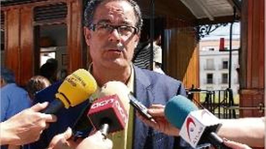 El portaveu adjunt de CiU al Congrés, Pere Macias, a Figueres