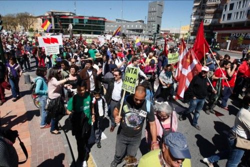 Marcha contra el paro en Murcia