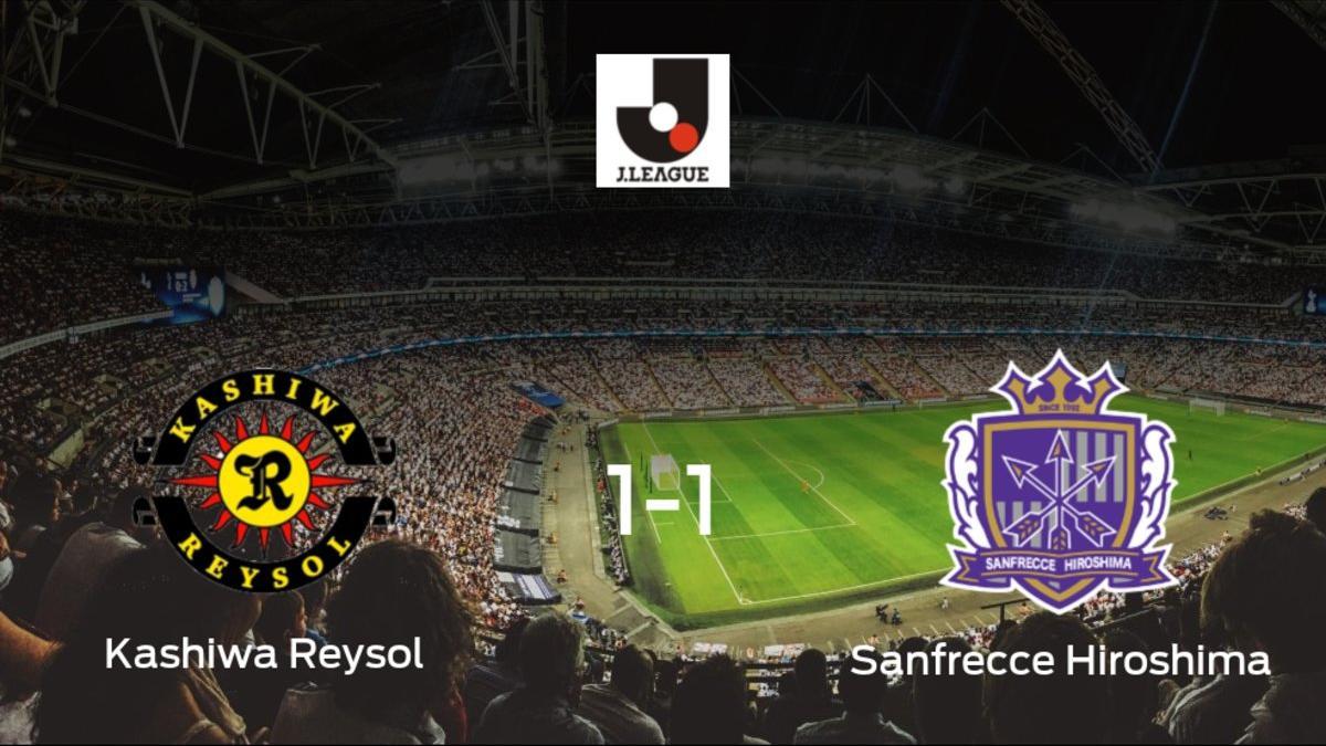 Empate entre el Kashiwa Reysol y el Sanfrecce Hiroshima (1-1)