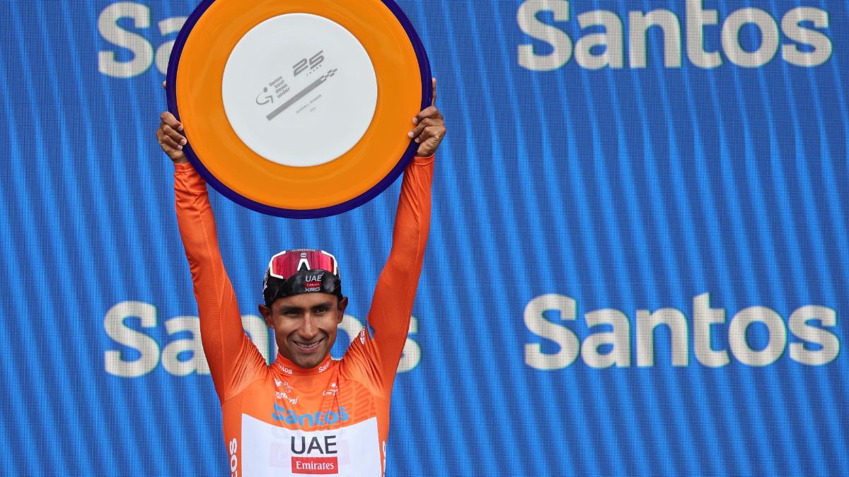 Jhonatan Narváez afronta el Tour Down Under 2026 como vigente campeón