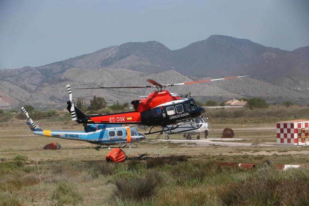 Incendio forestal en Artana