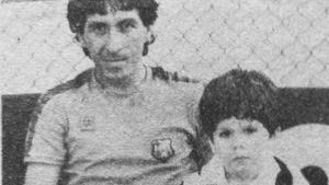 Mágico González y Kevin Rodríguez, hijo del Chelona Rodríguez