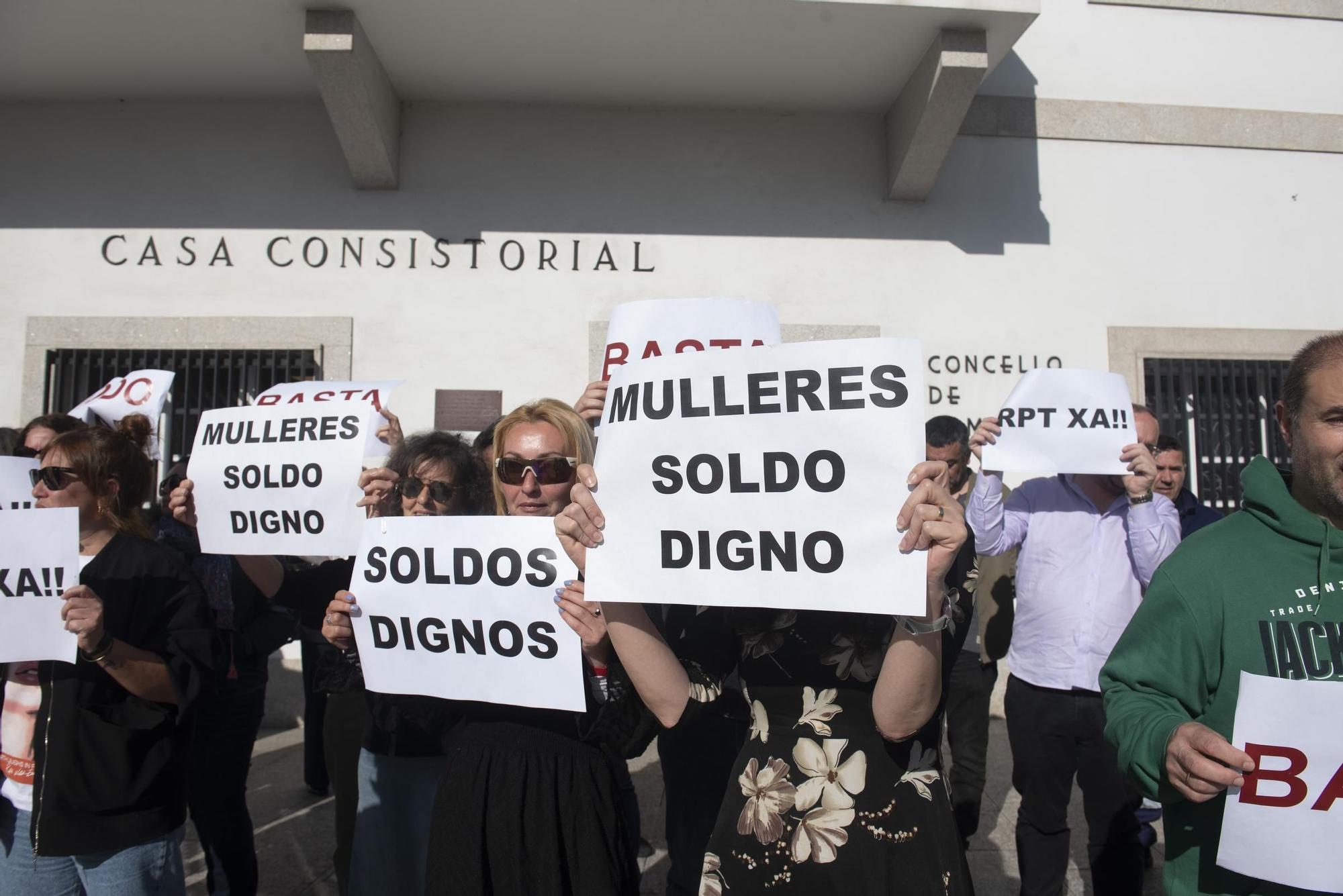 Último pleno de María Pan como alcaldesa de Cambre