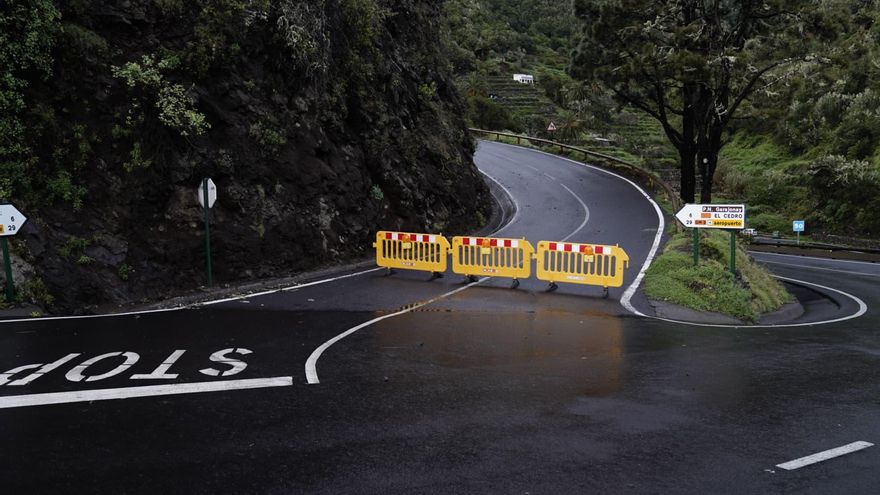 La Gomera registra más de 50 incidencias tras el paso de &#039;Olivier&#039;, principalmente desprendimientos