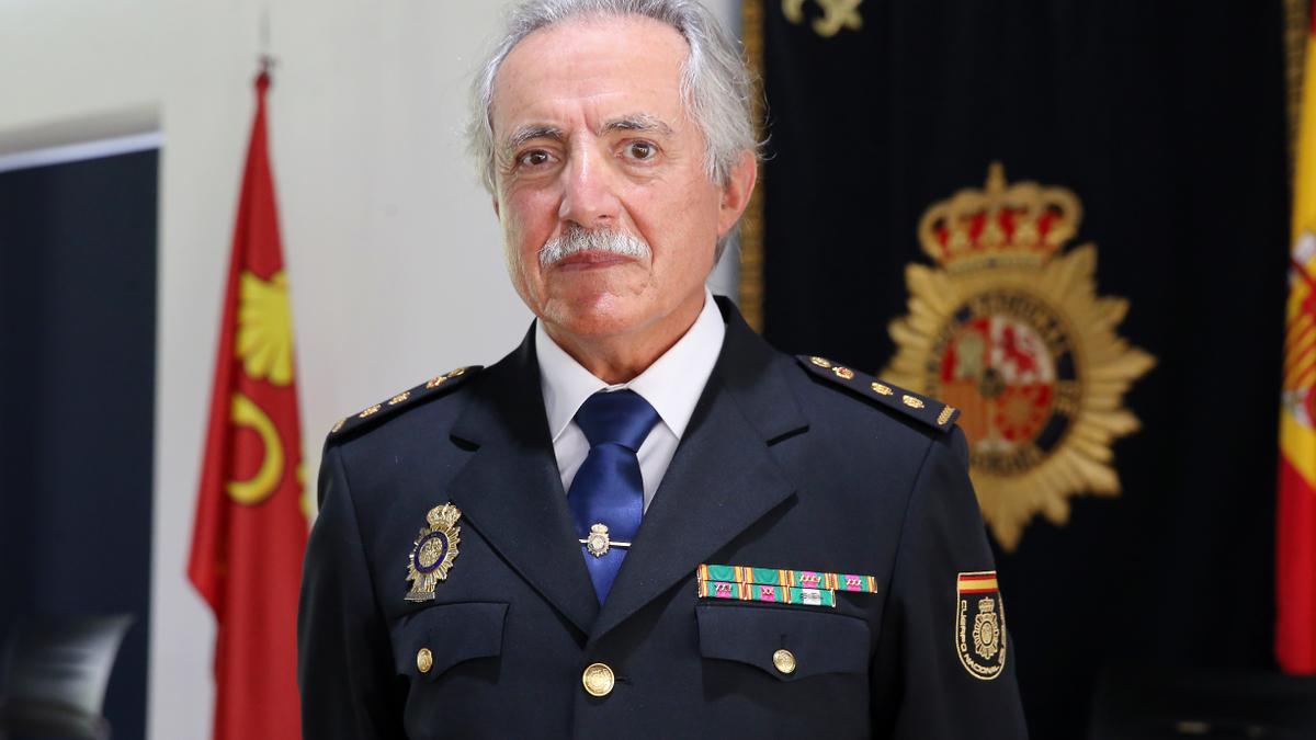 Carlos Valcárcel, ex comisario de la Policía Nacional en Vigo. Foto de su toma de posesión el 30 julio 2020. Marta G. Brea