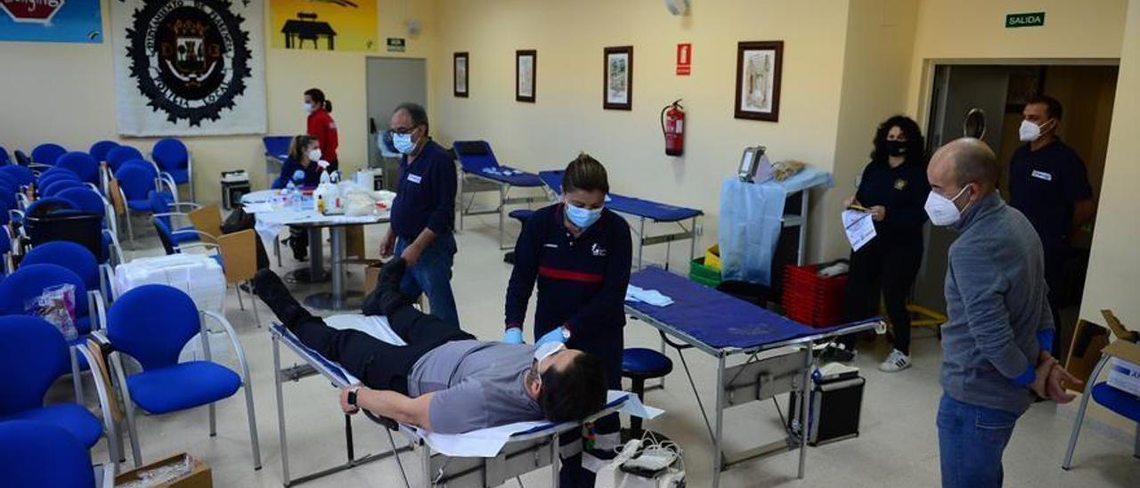 Donación de sangre, que se ampliará con la de plasma, en el hospital.