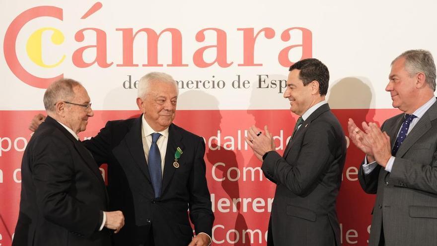 Francisco Herrero recibe la Medalla de Oro de la Cámara de Comercio de España