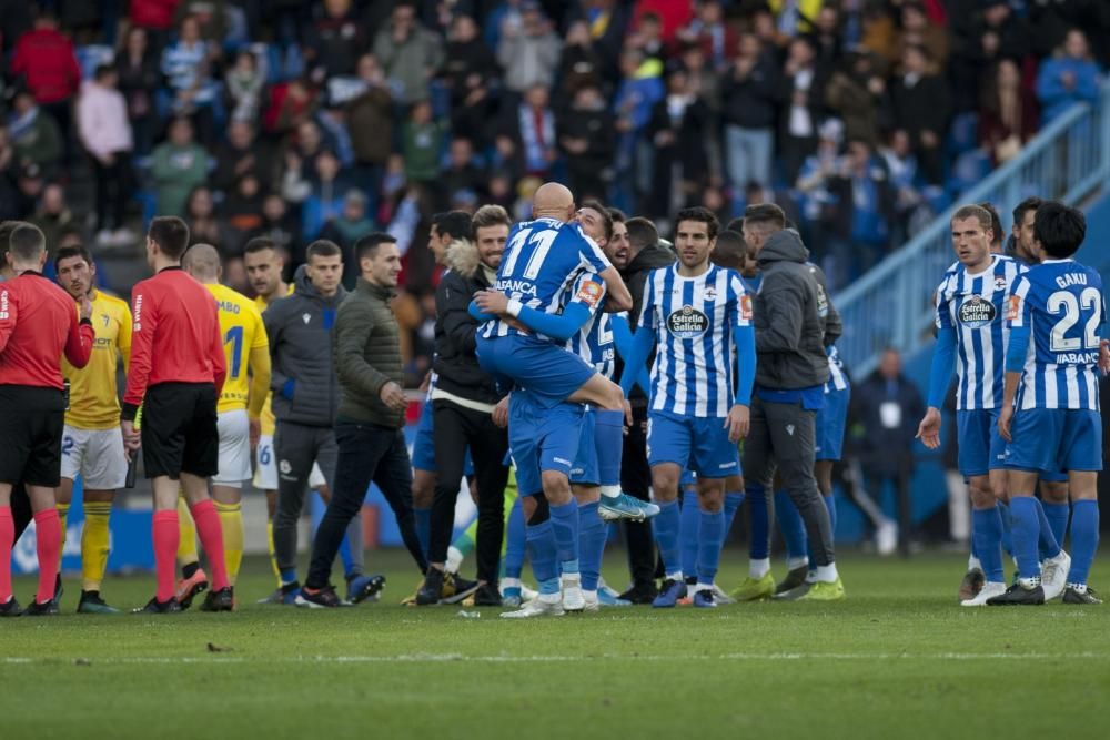 El Dépor le gana 1-0 al Cádiz