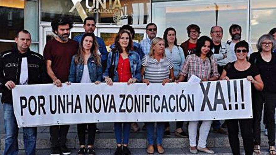 Manifestación en la Xunta.