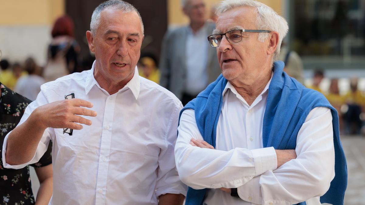 Joan Ribó y Joan Baldoví, candidatos de Compromís al Ayuntamiento y la Generalitat
