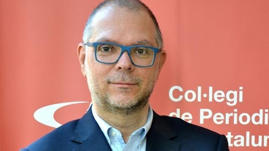 El periodista igualadí Joan Maria Morros, degà del Col·legi de Periodistes de Catalunya