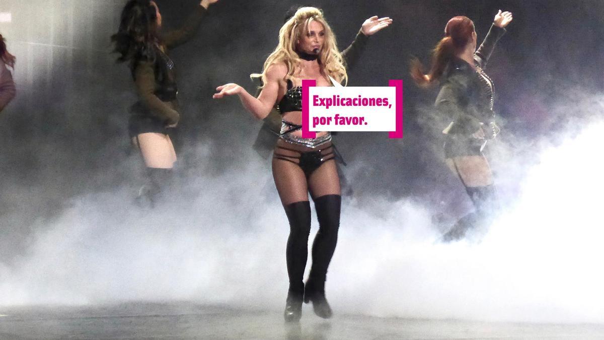 Britney Spears cantando en un concierto: quiere explicaciones