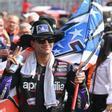 (Foto de ARCHIVO) MARTIN Jorge (spa), Aprilia Racing, Aprilia RS-GP26, portrait celebrates his second place during the 2026 MotoGP Red Bull Grand Prix of The United States on Circuit Of The Americas from March 27 to 29, 2026 in Austin, United States - Photo Studio Milagro / DPPI AFP7 29/03/2025 ONLY FOR USE IN SPAIN