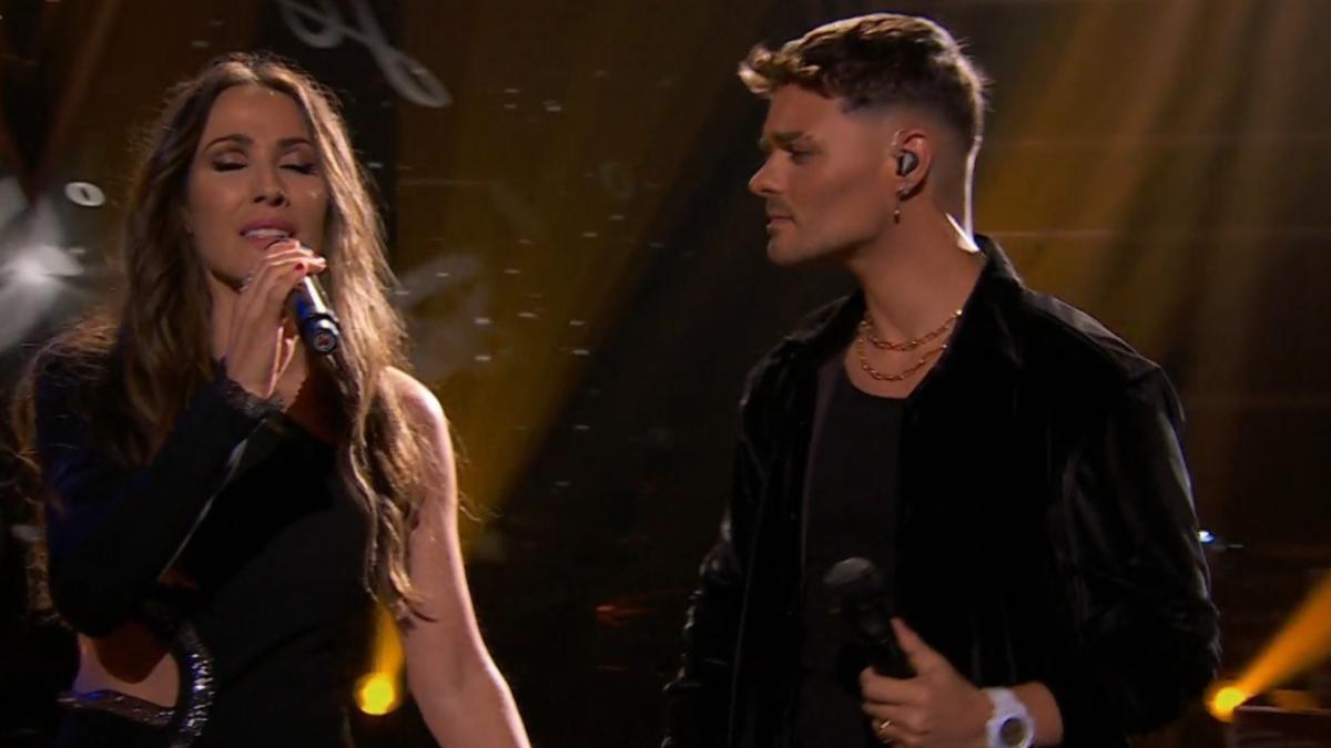Malú y Abraham Mateo en 'La Voz'