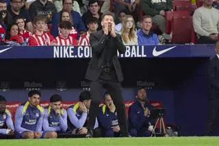 Simeone: "No hace falta ni hablar, me han perjudicado"