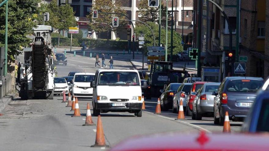 Las obras en la calle Río San Martín durarán un mes