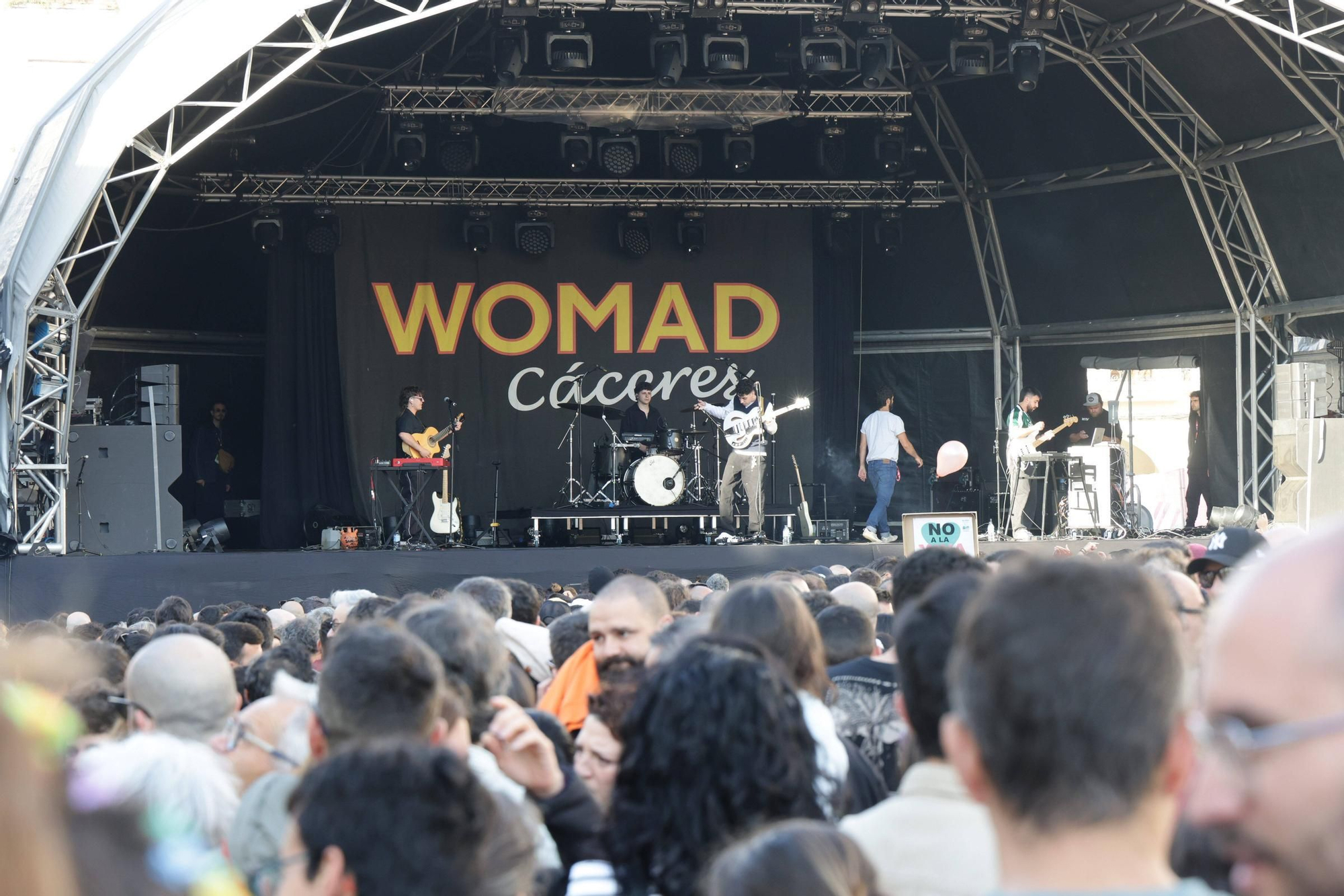 Las imágenes del sábado de Womad en Cáceres
