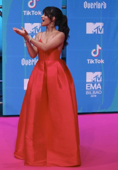 Singer Camila Cabello arrives at the 2018 MTV ...