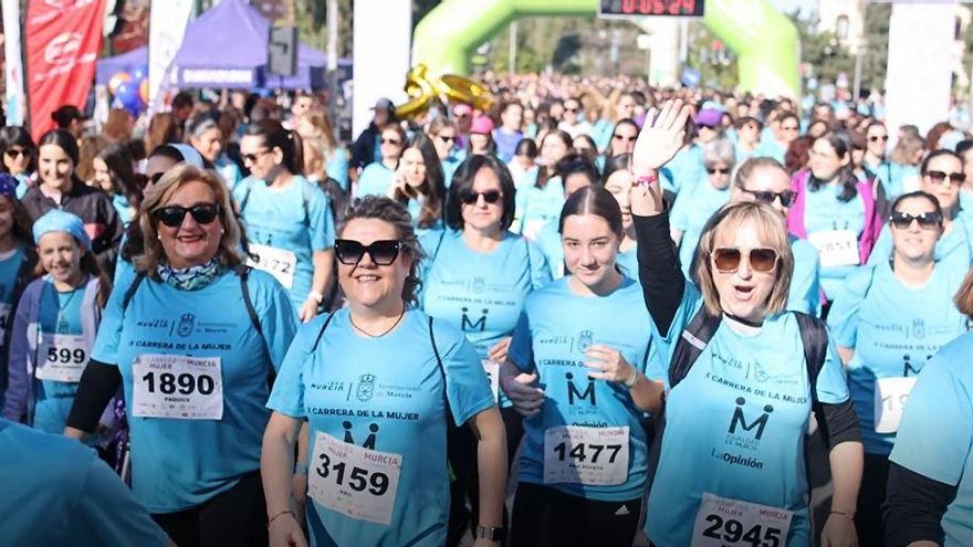Así fue la X Carrera de la Mujer en Murcia