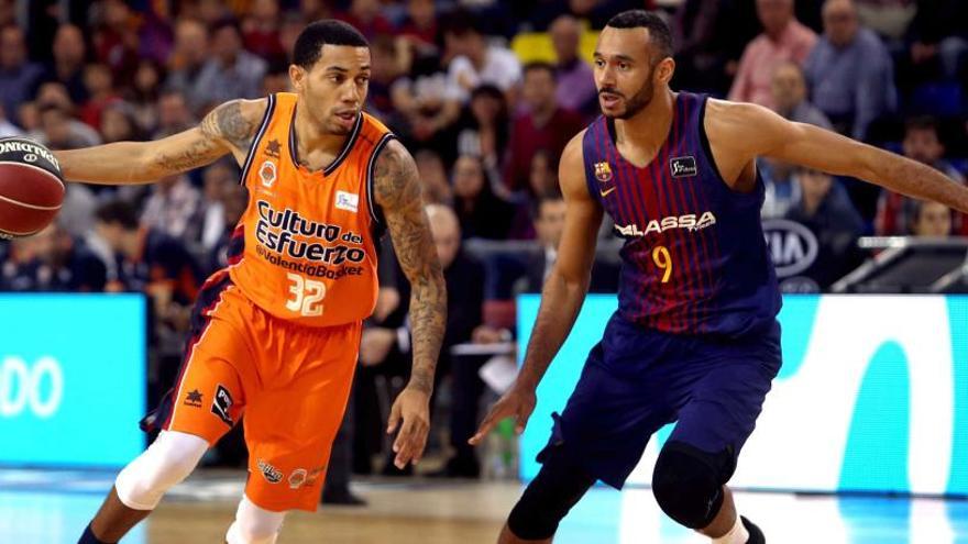 El Valencia Basket vuelve a tropezar en Barcelona