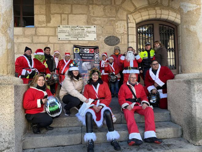 Papanoelada motera en Zamora