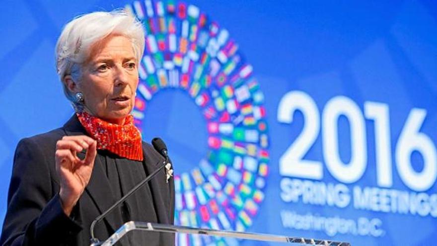 La directora general del Fons Monetari Internacional, Christine Lagarde