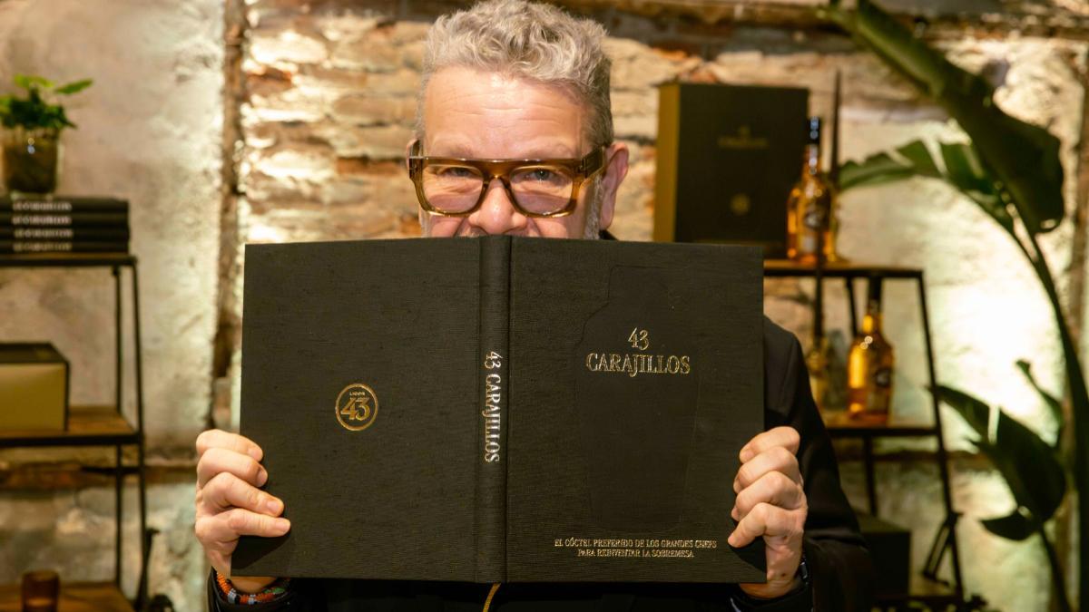 Alberto Chicote en la presentación del libro '43 carajillos'.