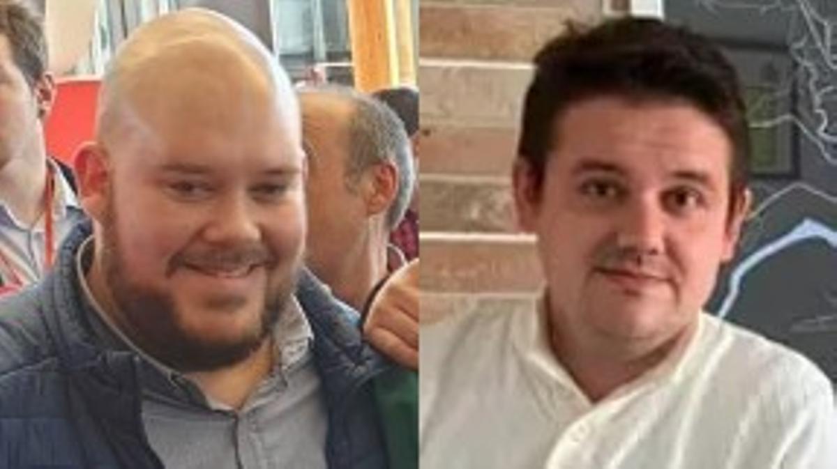 A la izquierda, Iván Guardado y a la derecha, Borja Pèrez