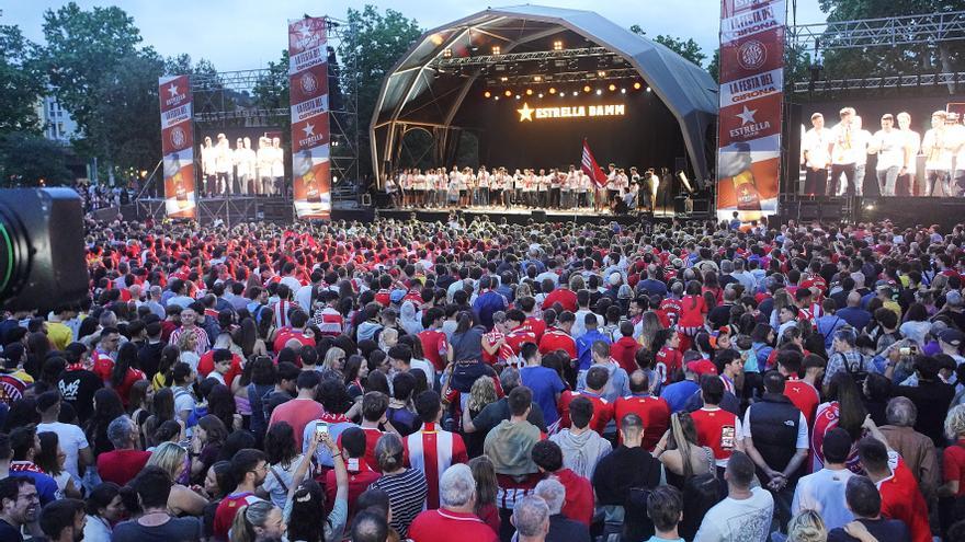 Totes les imatges de la celebració del Girona FC