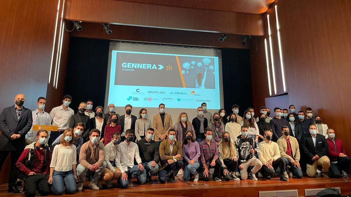 Entrega de premios de la 4ª edición del programa Gennera.